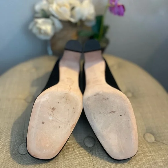 Donald J Pliner Black Suede Shoes - Size 6.5 - Picture 9 of 11